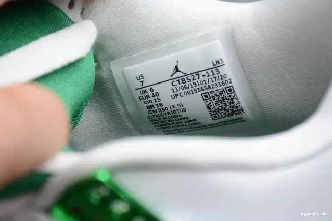 HYPE CT8527-113 Green Pine Air 4 Jordan 0505